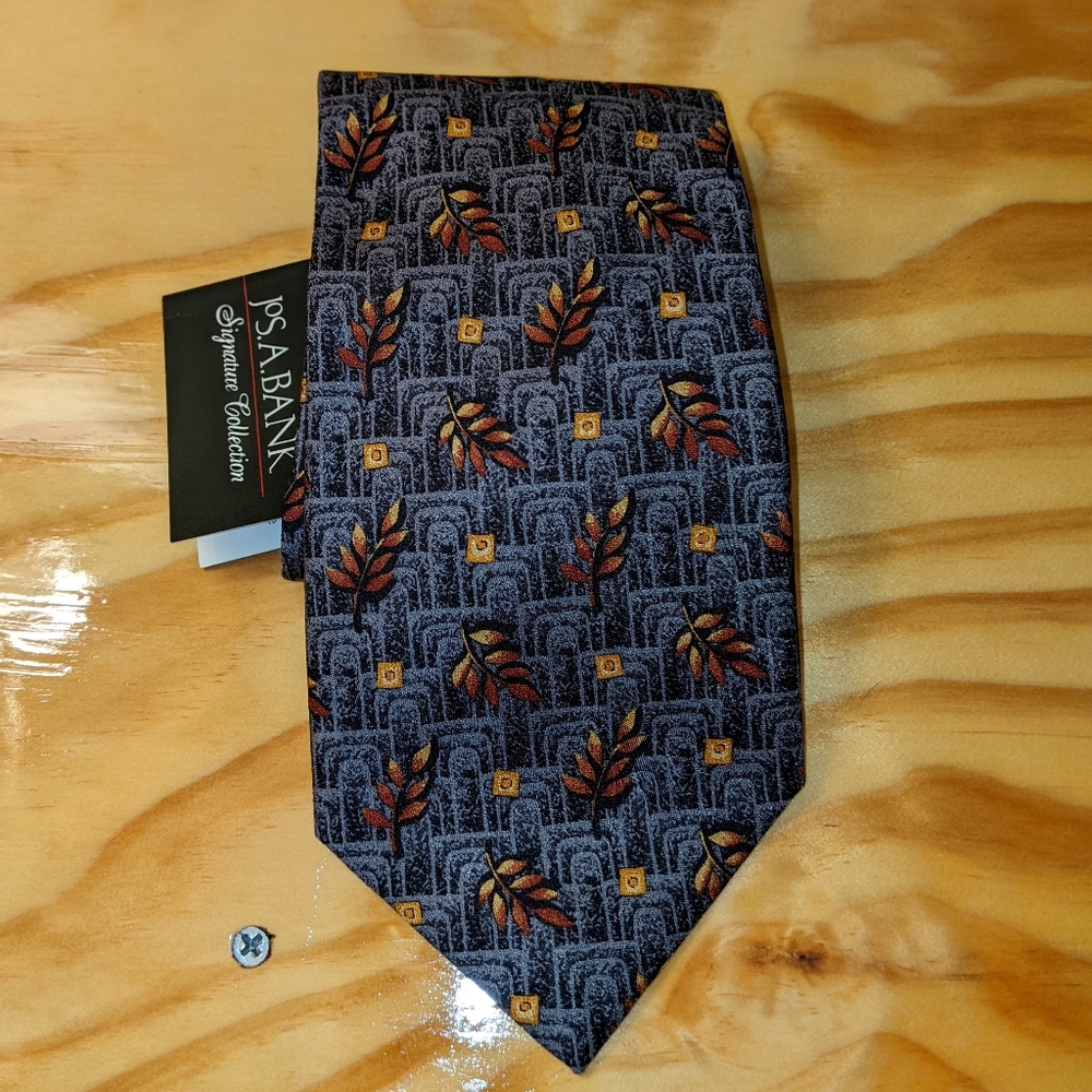 New with Tags Joseph A. Banks Signature Collection Men's Handmade Silk Tie
